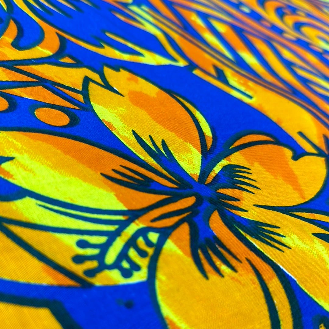 Orange & Royal Blue Cotton 521 - CHEEHOOlife
