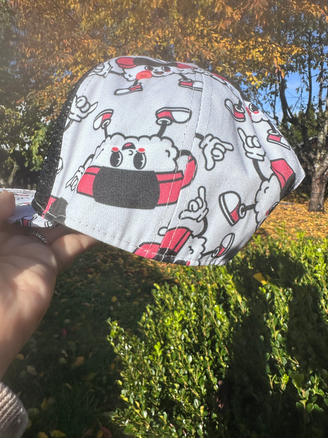 808 Musubi Rhinestone Flat Bill Snapback