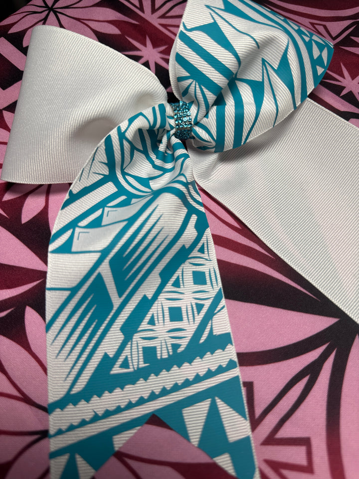 White Bow Turquoise Tribal
