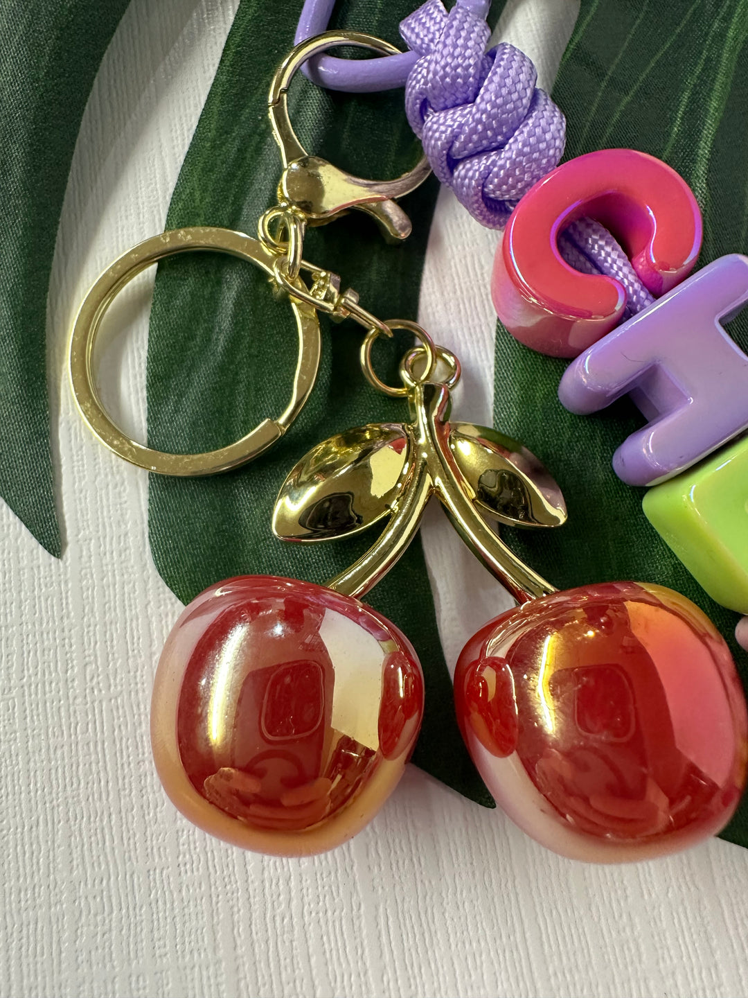 CHERREH chunky bag tag