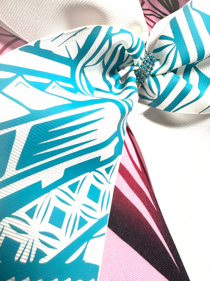 White Bow Turquoise Tribal