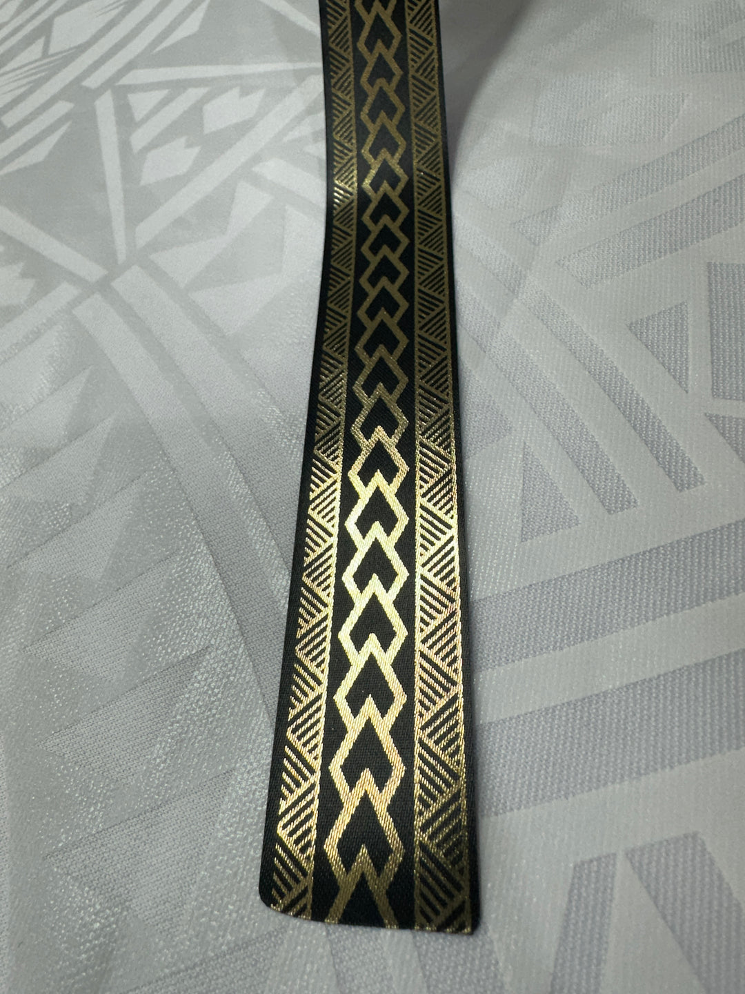 1” Gold On Black Ribbon 23 Yards