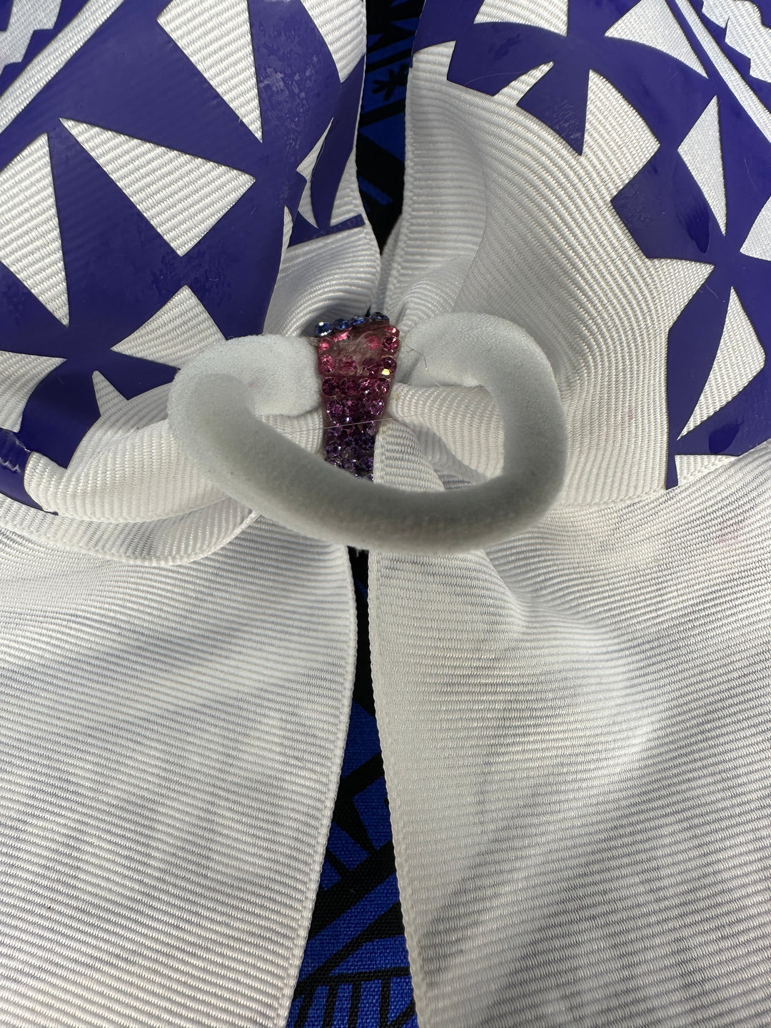 White Bow Purple Tribal