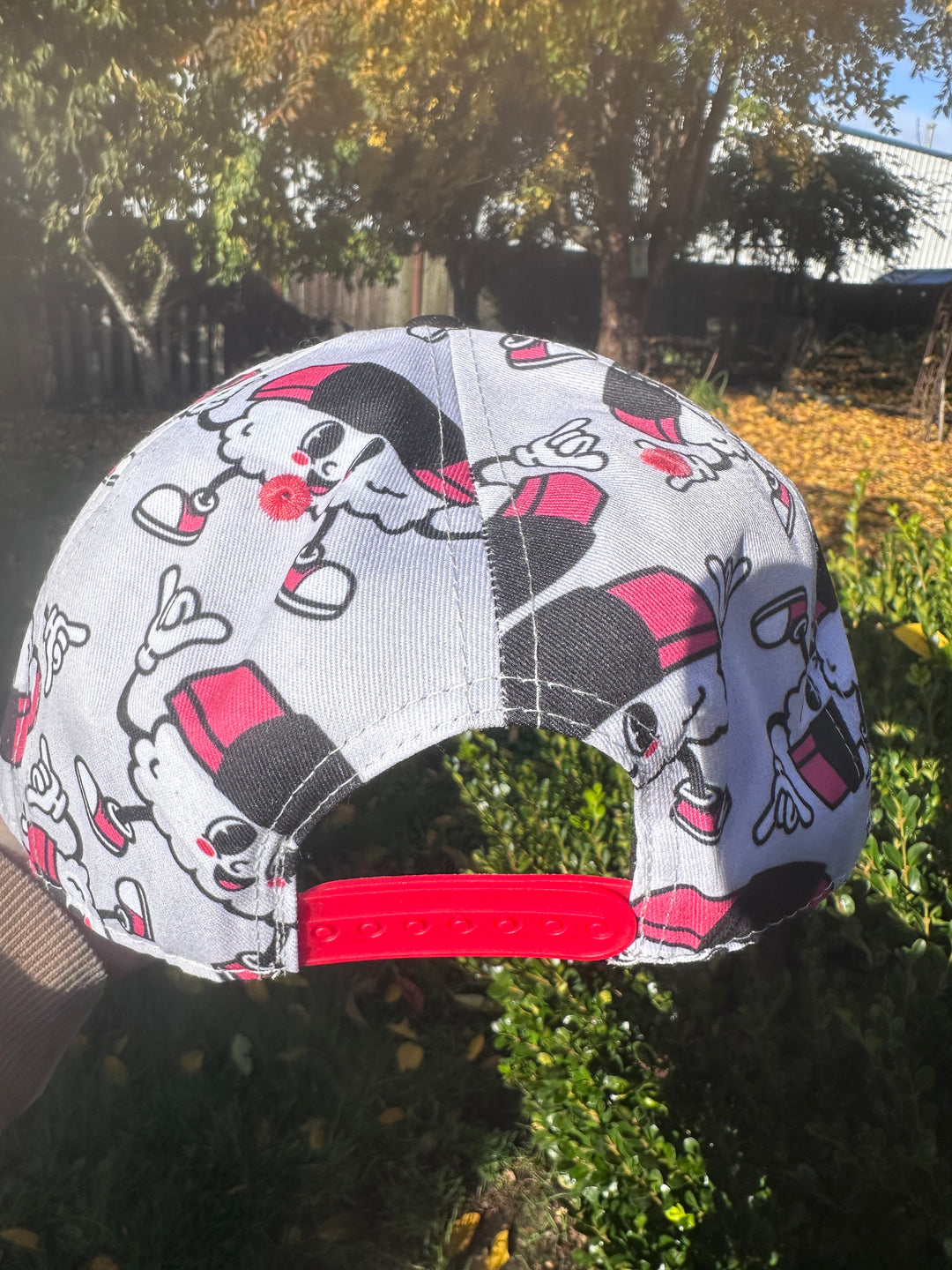 808 Musubi Rhinestone Flat Bill Snapback