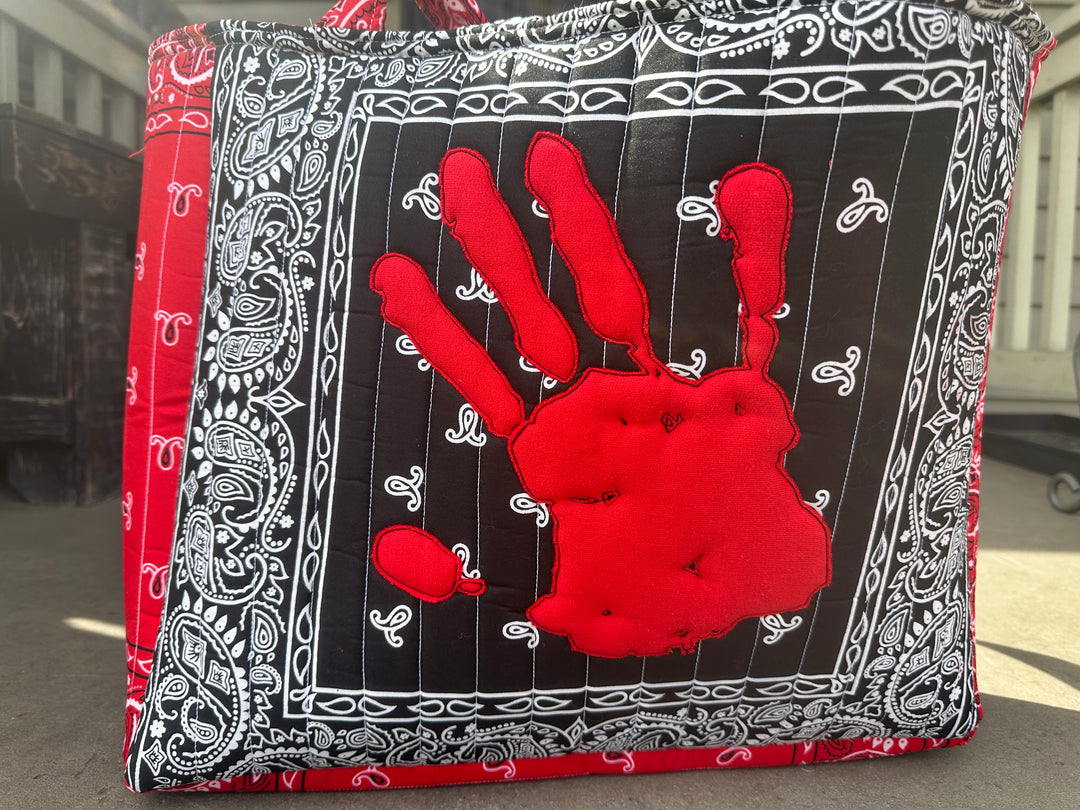 MMIW Bandana Tote with bag tag