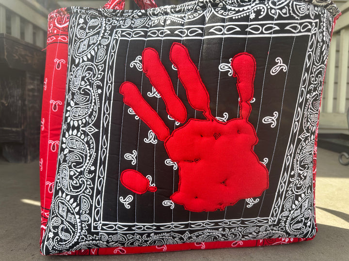 MMIW Bandana Tote with bag tag