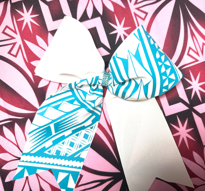 White Bow Turquoise Tribal