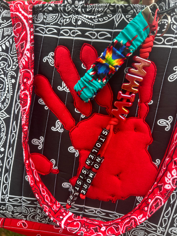 MMIW Bandana Tote with bag tag