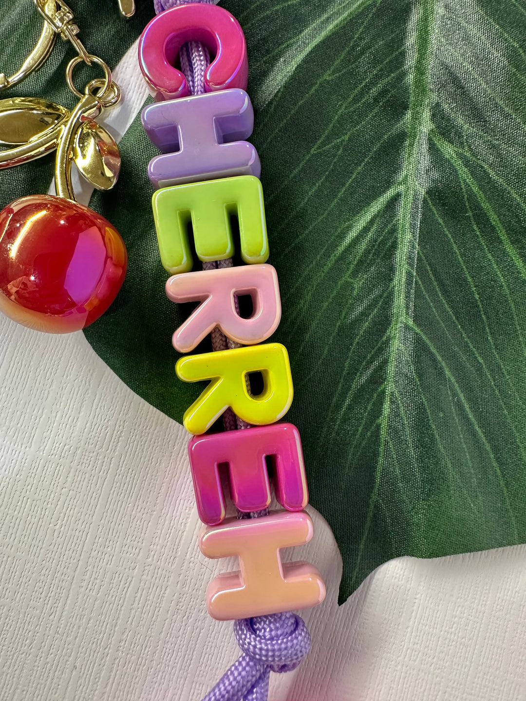 CHERREH chunky bag tag