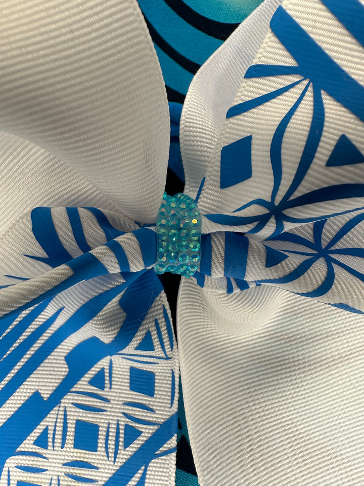 White Bow Turquoise Tribal