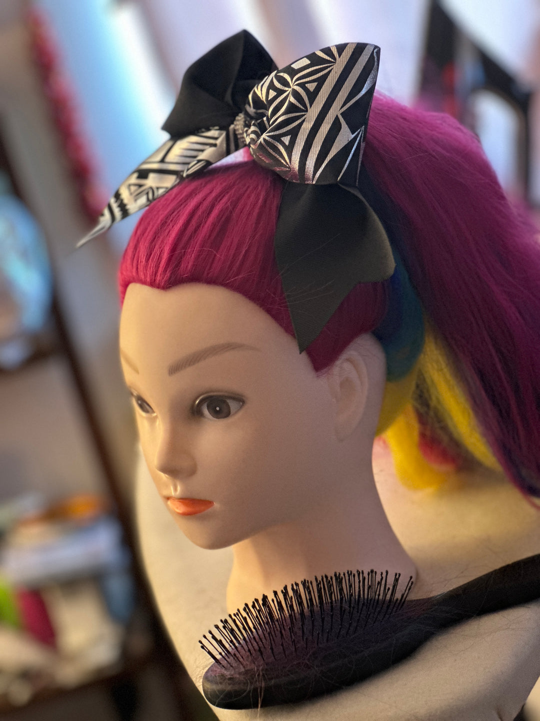 Black Bow Silver Tribal