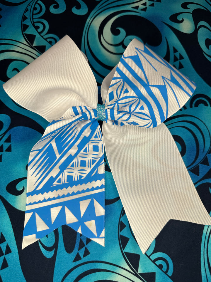 White Bow Turquoise Tribal