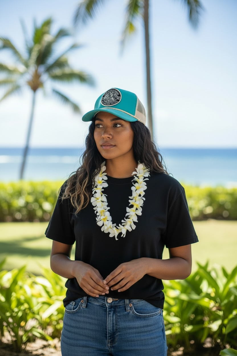 Lei Makers Union Rope Trucker Hat