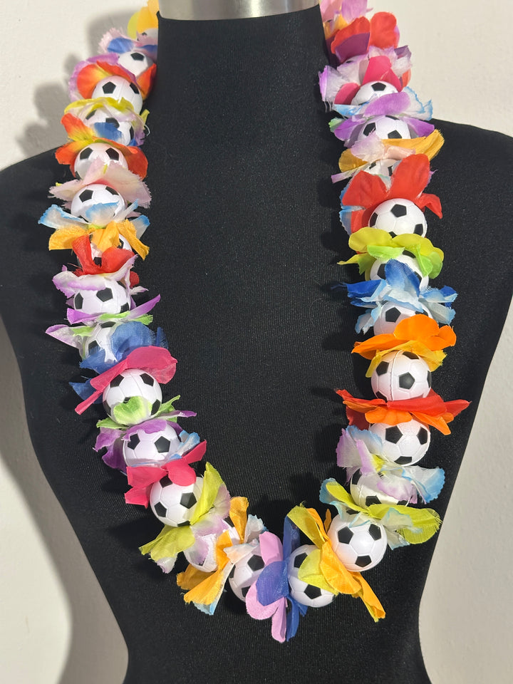 Soccer Flower Lei
