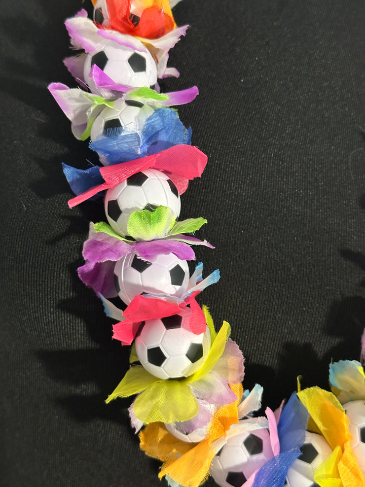 Soccer Flower Lei