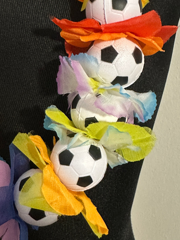 Soccer Flower Lei