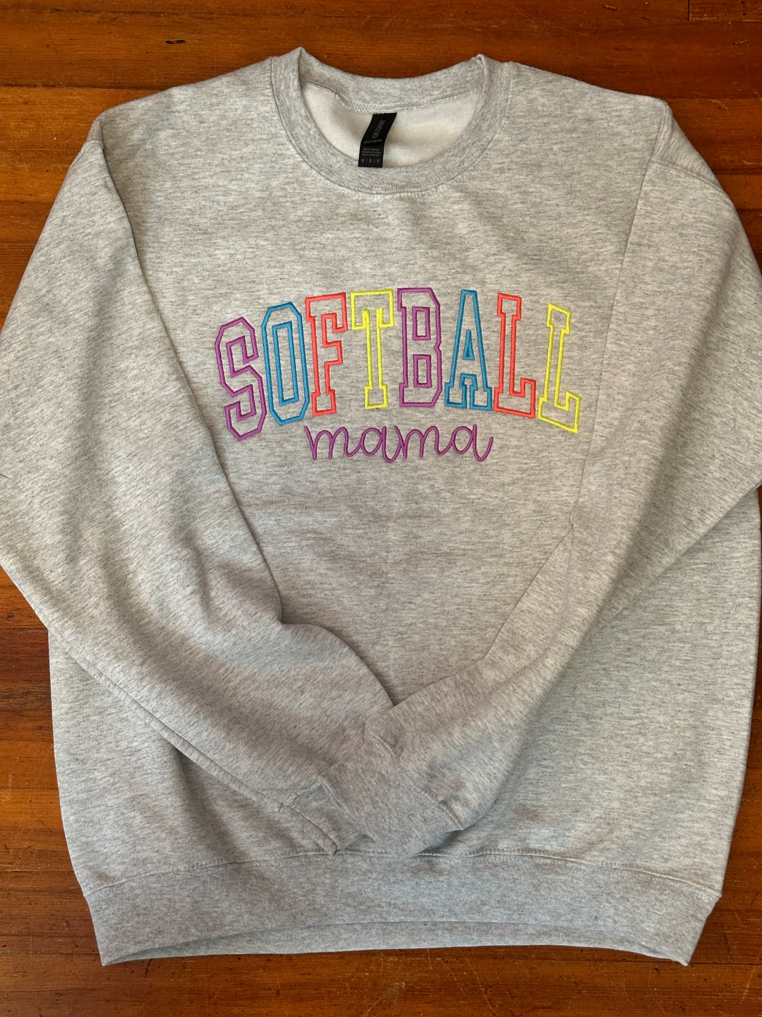 Softball Mama Gray Crewneck