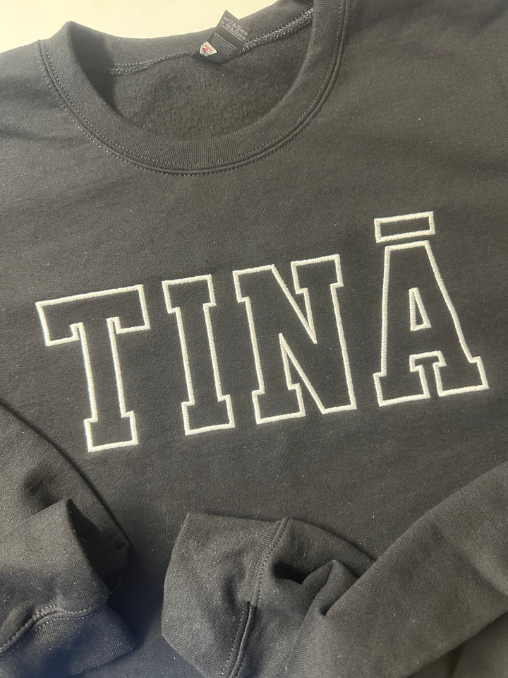 TINĀ Crewneck | Black 2XL