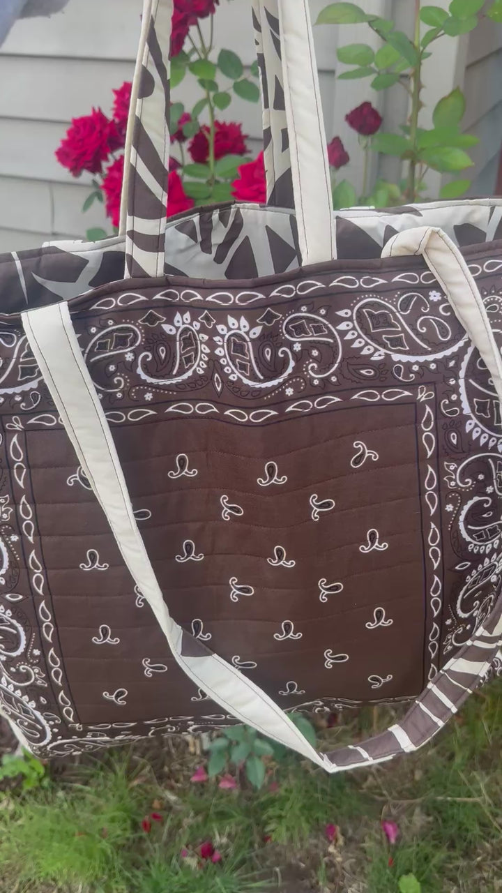 Mocha Chocolate Tote