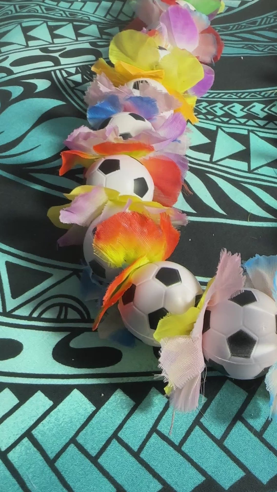 Soccer Flower Lei