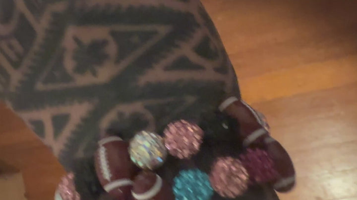 Blingy Football Stretch Bracelet