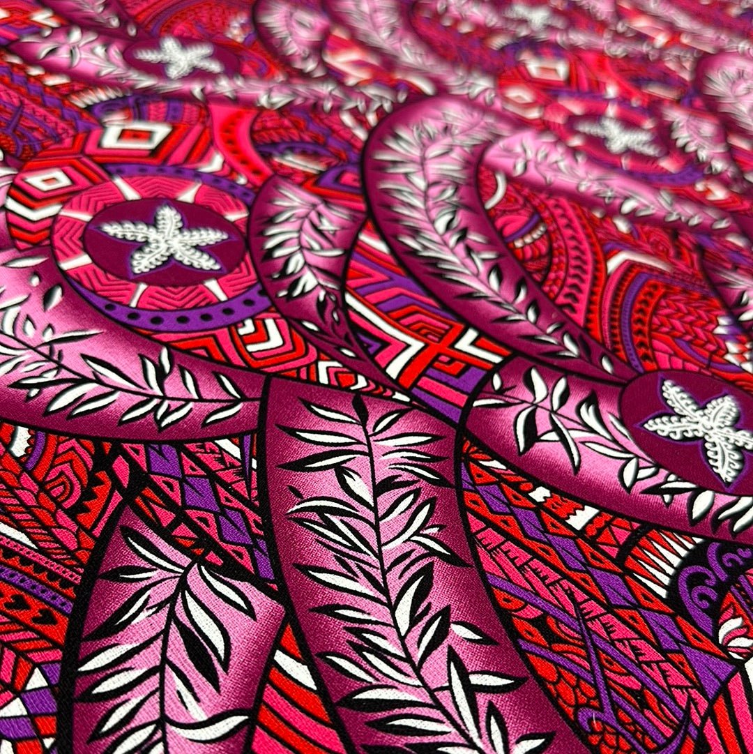 Pink & Purple Cotton Dobby - CHEEHOOlife